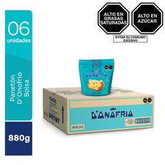 DONOFRIO - Caja x 6 Panetón Bolsa x 880 gr