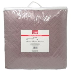 PRECIO UNO - CUBRECAMA MARA MAUVE 2PL