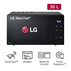 LG - Horno Microondas MH7032JAS 30L con EasyClean