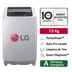 LG - Lavadora WT13DPBK 13 Kg Smart Motion Carga Superior Gris