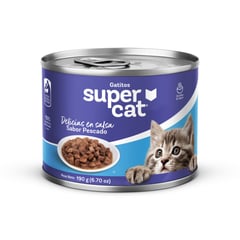 SUPERCAT - Delicias Salsa Pescado Cachorro 190 gr