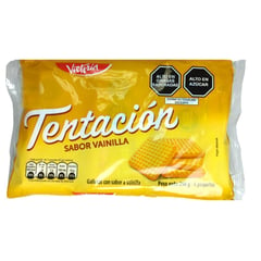 VICTORIA - Sixpack Galleta Tentación Sabor Vainilla 43g