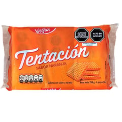 VICTORIA - Sixpack Galleta Tentación Naranja 43 g