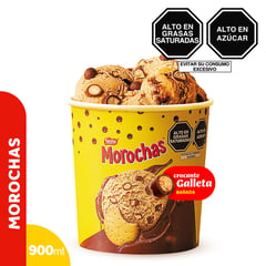 DONOFRIO - Helado Morochas Chocolate Con Galleta Vainilla 900 mL