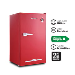 LIBERO - FRIGOBAR RETRO 91 LT ROJO