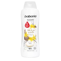 BABARIA - Gel de baño Coco y Vainilla x 1L