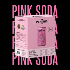 MR PERKINS - 12 PACK PINK SODA X 180ML