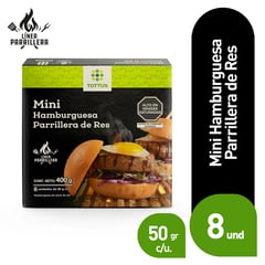 TOTTUS - Mini Hamburguesa Parrillera 8 Un