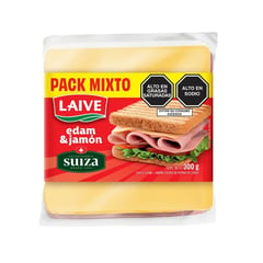 SUIZA - Pack Queso Edam + Jamón Americano 300 g