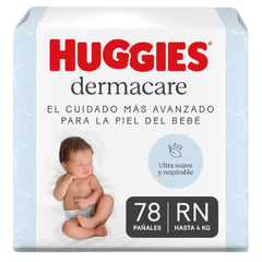 HUGGIES - Pañal Dermacare Rn Bolsa 78 und