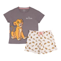 DISNEY - Pijama Licencia Corta Simba Mujer