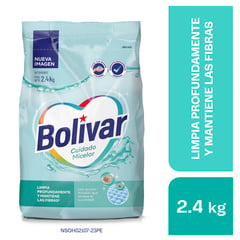 BOLIVAR - Detergente En Polvo Bolívar Cuidado Micelar Bolsa 2.4Kg