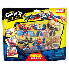 GOO JIT ZU - Heroes of Marvel Minis 6 Pack New