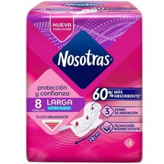 NOSOTRAS - TOALLA LARGA TELA X8UND