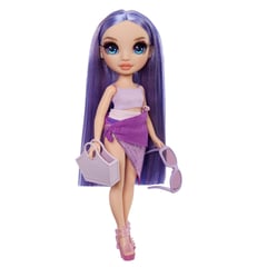 RAINBOW HIGH - Muñeca Swim Style Violet Prple