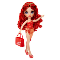 RAINBOW HIGH - Muñeca Swim Style Ruby Red