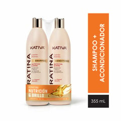 KATIVA - KT PACK KERATINA C PR SH 355ML+CO 355ML