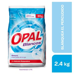 OPAL - Detergente en Polvo Blancos Bolsa 2.4kg