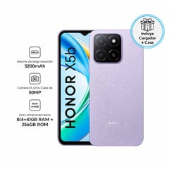 HONOR - Smartphone X5B Plus Morado 256Gb 4Gb