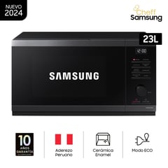 SAMSUNG - MICROONDAS 23LT ACERO INOX NEG